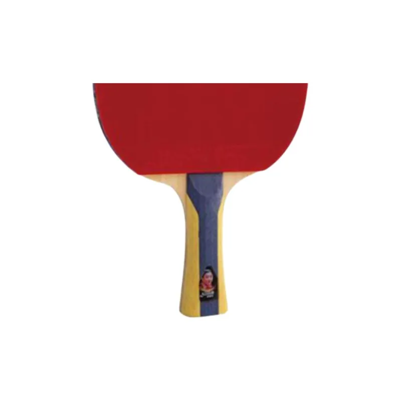 DHS T5003 Ping Pong Paddles Unisex Red Shakehand Grip-3