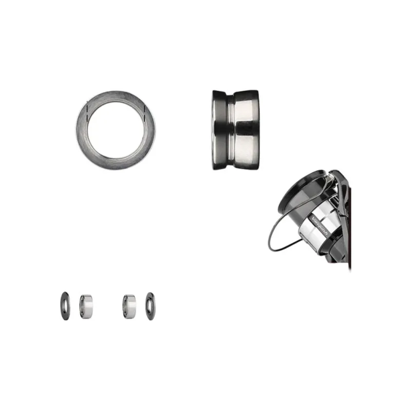 GOMEXUS Fishing Accessory Leader Ring Fishing Overthread Titanium Alloy-1