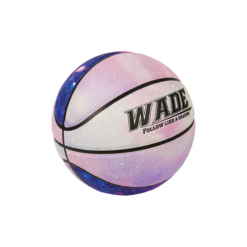 WADE PU Basketball Galaxy Brilliant Purple Size 7 Training Unisex-2
