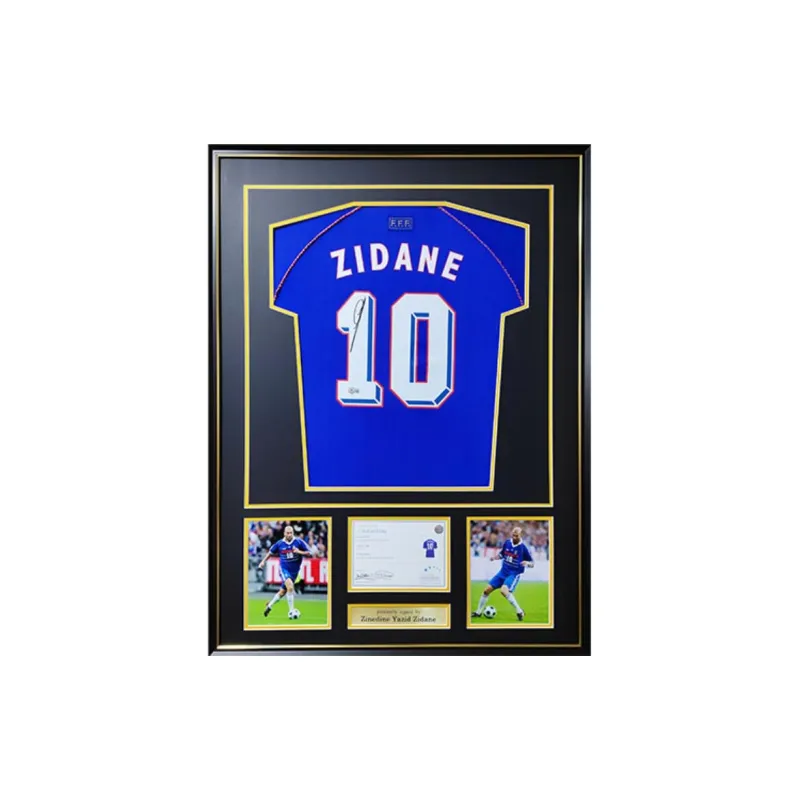 Huayitaojin Jersey EM Henley Officially Signed Company Certificate Framed Men's Home Decoration Collectible-4