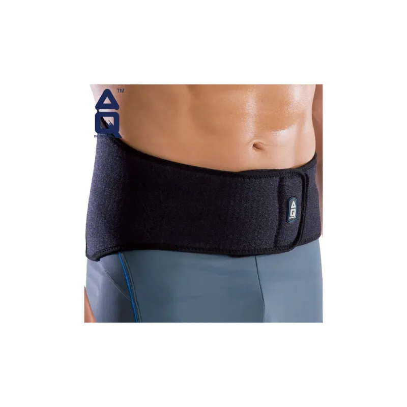 AQ Back Support Braces Fitness, Basketball Breathable Black Nylon Unisex-1