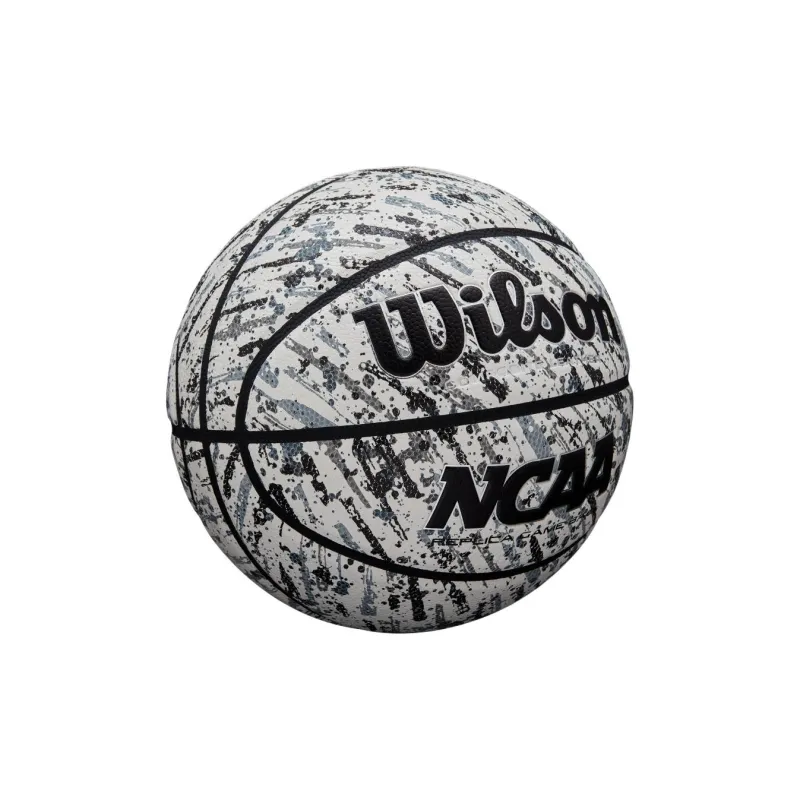 Wilson NCAA Synthetic Leather Basketball Black White Size 7 Training Unisex-4