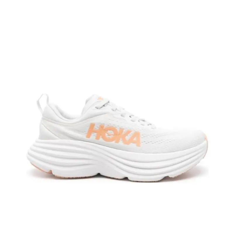 HOKA ONE ONE Bondi 8 White Cantaloupe Women's-1