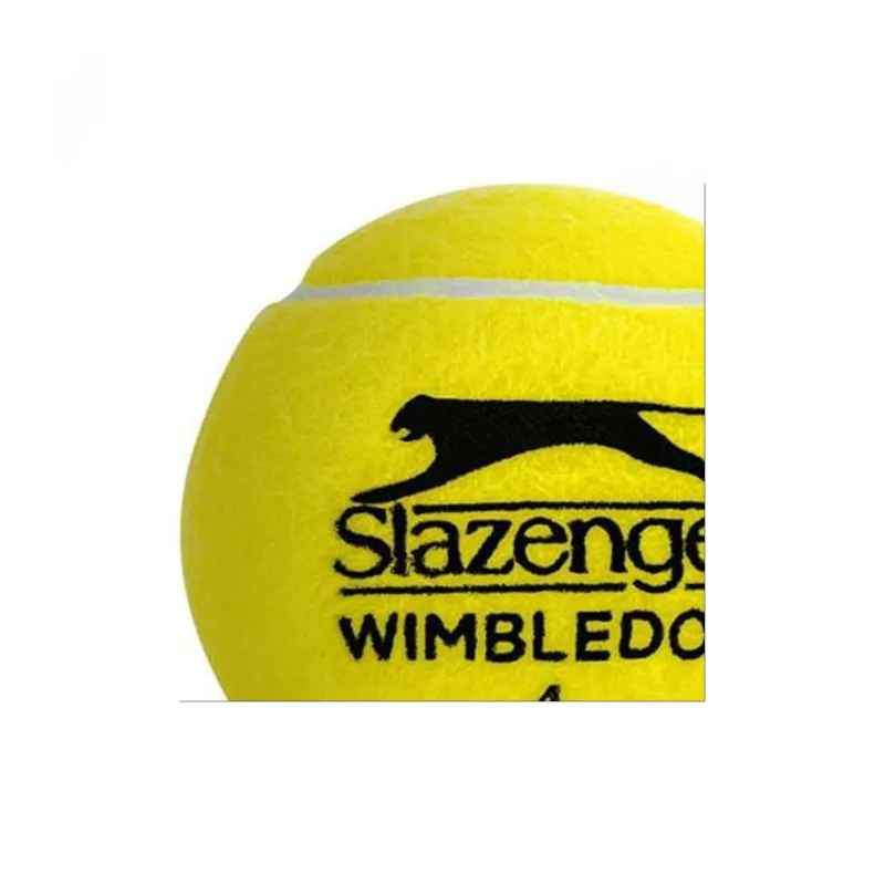 Slazenger Wimbledon Tennis Balls Training Ball Hard Court Venue Yellow-5