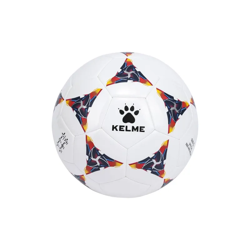 KELME 4/5 Size Professional Durable TPU Machine Stitched Soccer Ball Unisex White Black-4