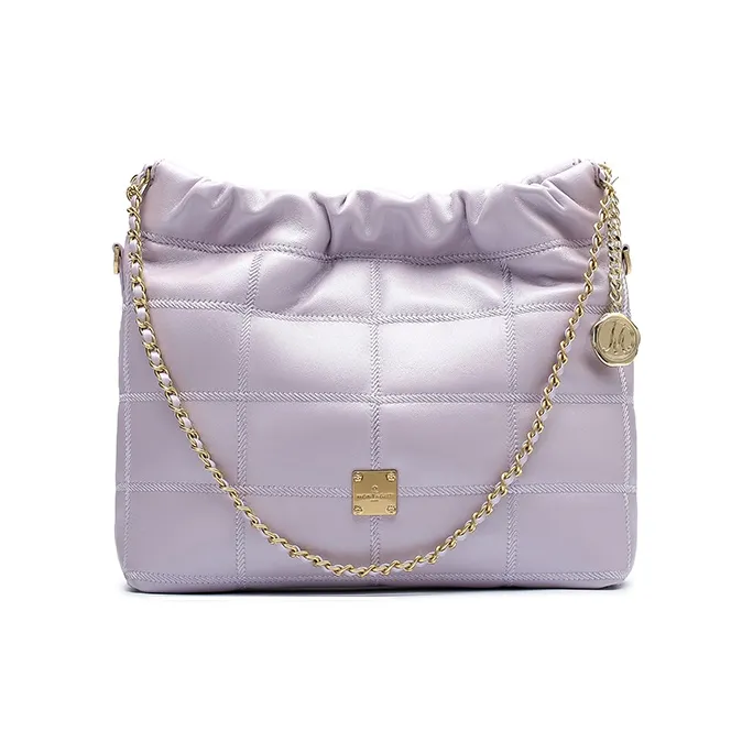 Montagut Sheepskin Shoulder Bag, Chain Bag, Underarm Hobo Bag Regular Women's Stone Gray/Acorn/Ice Coffee/Lilac-15