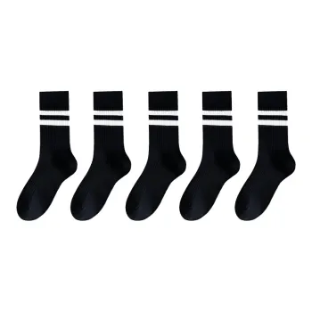 MIIOW Mid Calf Socks Women's 5 Pack