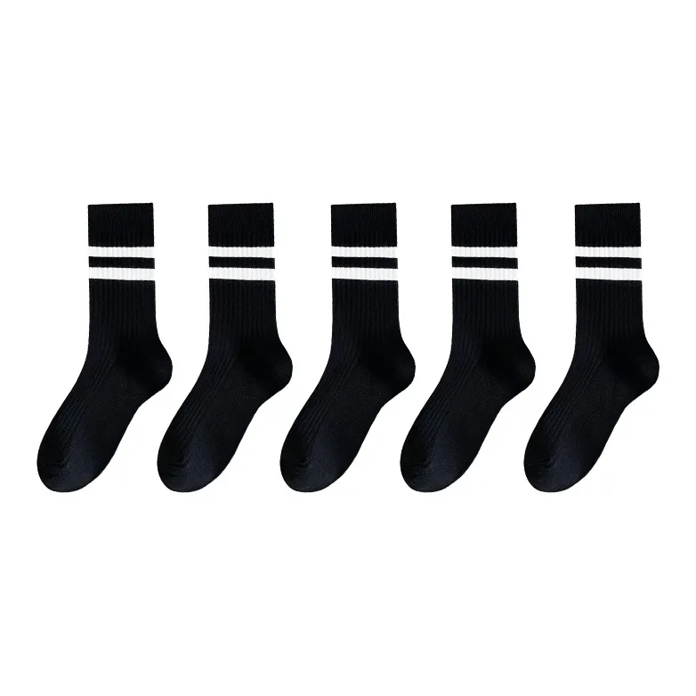 MIIOW Mid Calf Socks Women's 5 Pack-0