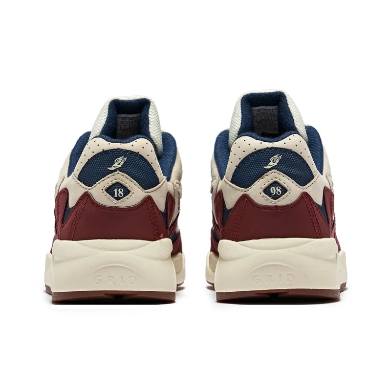 Saucony Wear Resistant Coverage Support Low Top Casual Shoes Unisex Beige Burgundy-3
