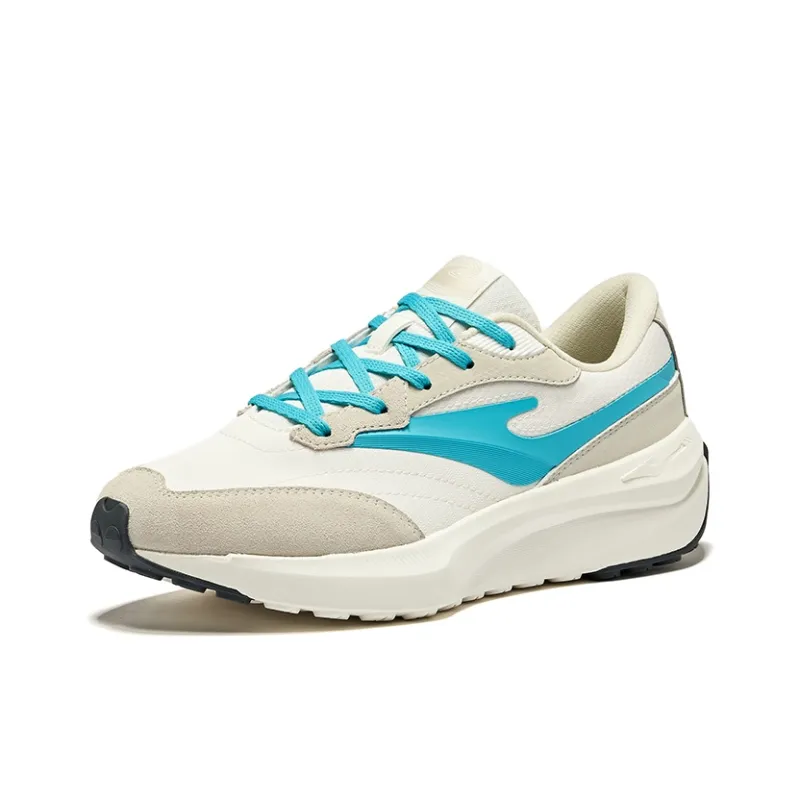 Erke Set Sail Wear-Resistant Slip-Resistant Low-Top Casual Shoes Men's Floating Rock Gray Jade Blue-2