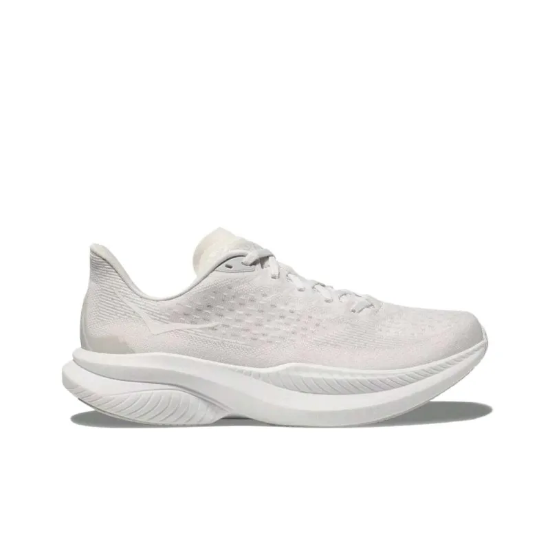 HOKA ONE ONE MACH 6 Anti Slip Wear Resistant Low Top Running Shoes Women's White-1