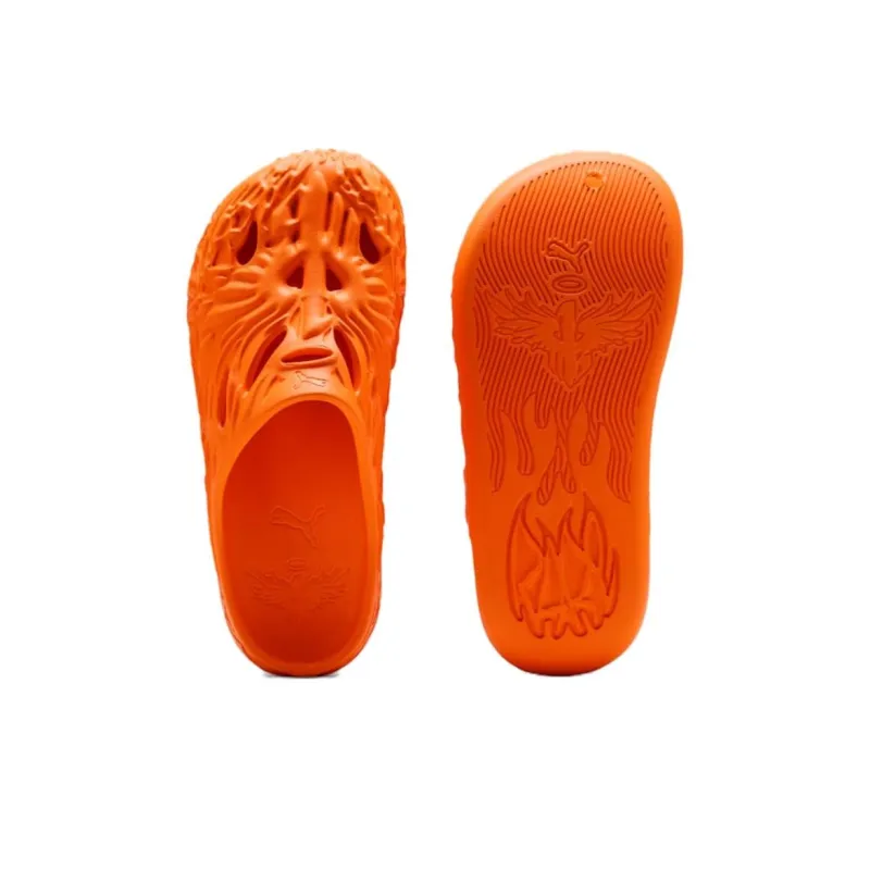 PUMA LaMelo Ball MB.04 Slide Orange Poppy-4
