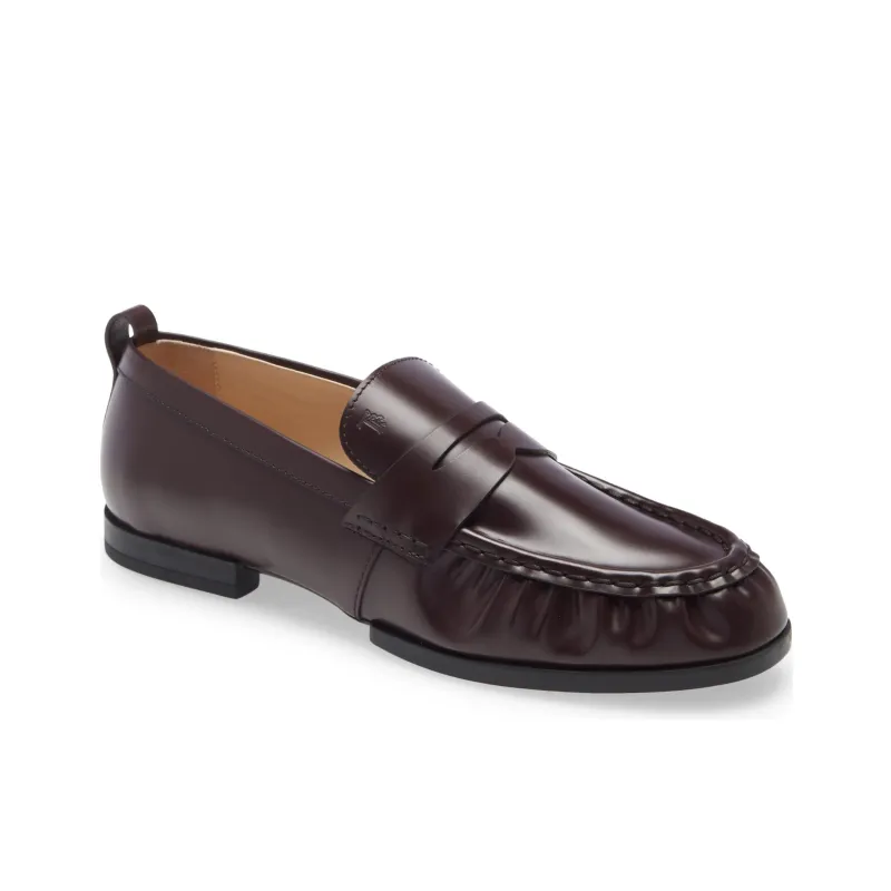 TOD'S Casual Single Shoes Women's Dark Burgundy-2