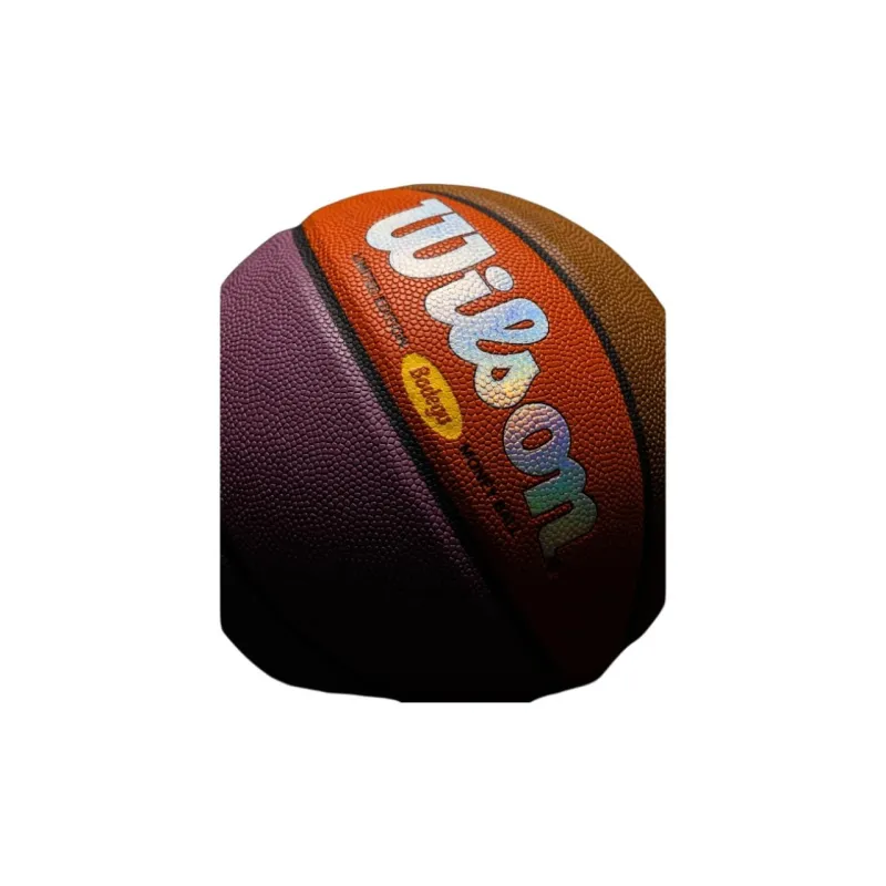 Wilson Size 7 Indoor Outdoor Universal Basketball Synthetic Leather Brown Orange Purple-3