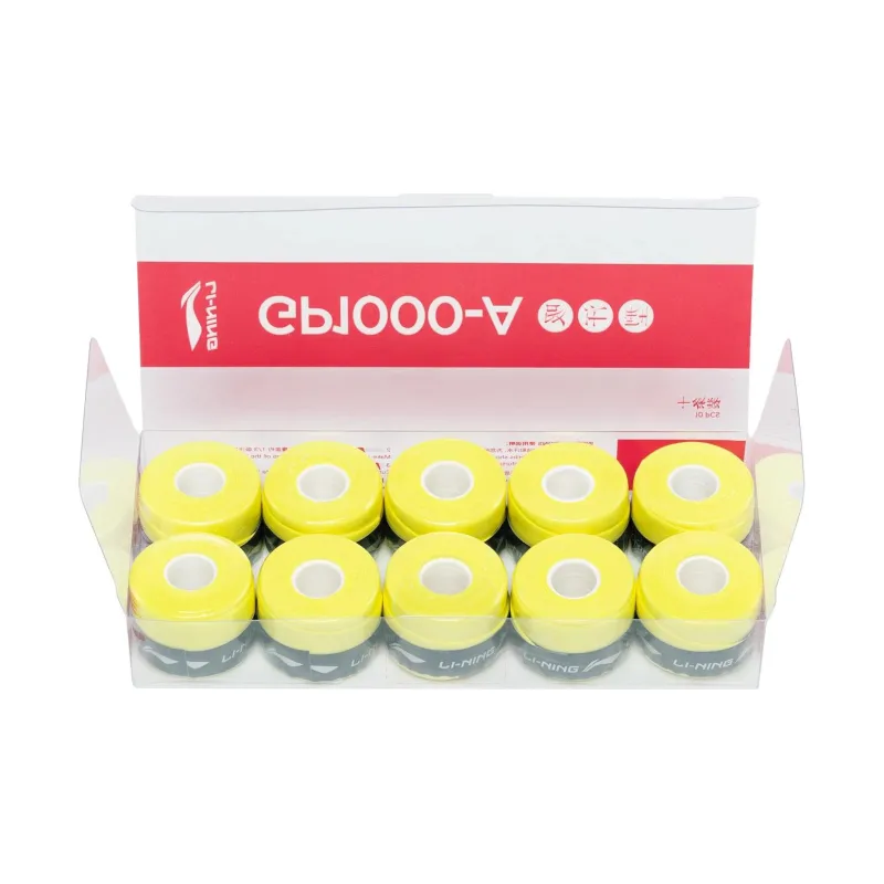 LiNing Badminton Series Badminton Grip Tape Polyurethane Thin 10 Pack-2