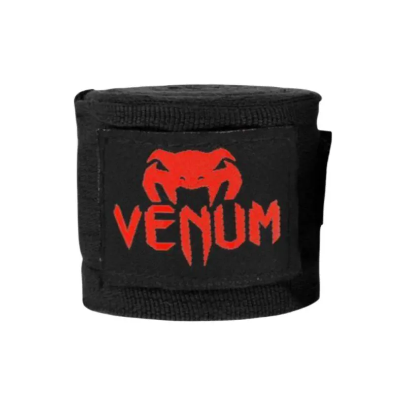 VENUM Boxing Protective Gears Elastic Cotton 2.5m Unisex Black/Red-2
