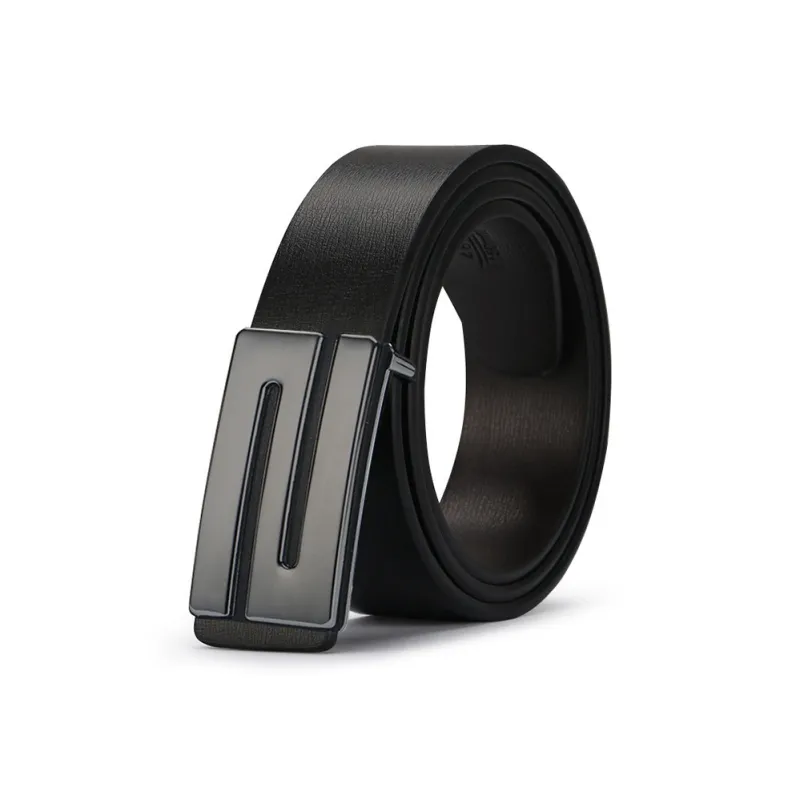 Yalu Preferred Cow Leather Belts Men's Width 3.3cm-4