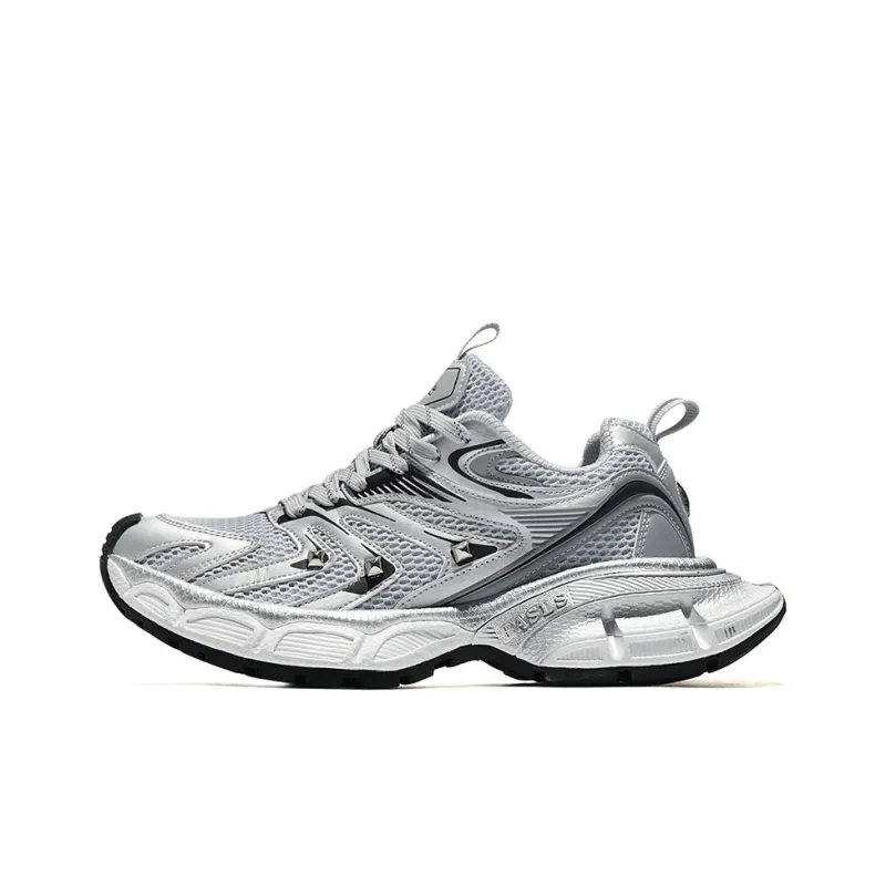 BASLS Bashe Series Lightweight And Breathable Low Top Chunky Sneakers Unisex-8