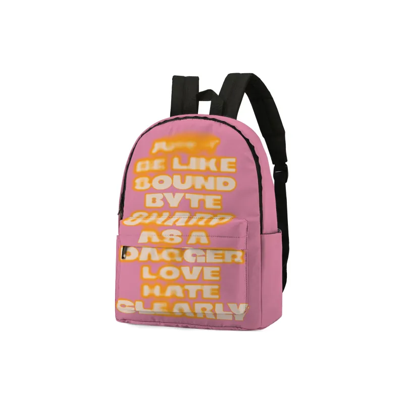 ONRF SOUNDBYTE Polyester Backpack Laptop Bag Unisex White-27