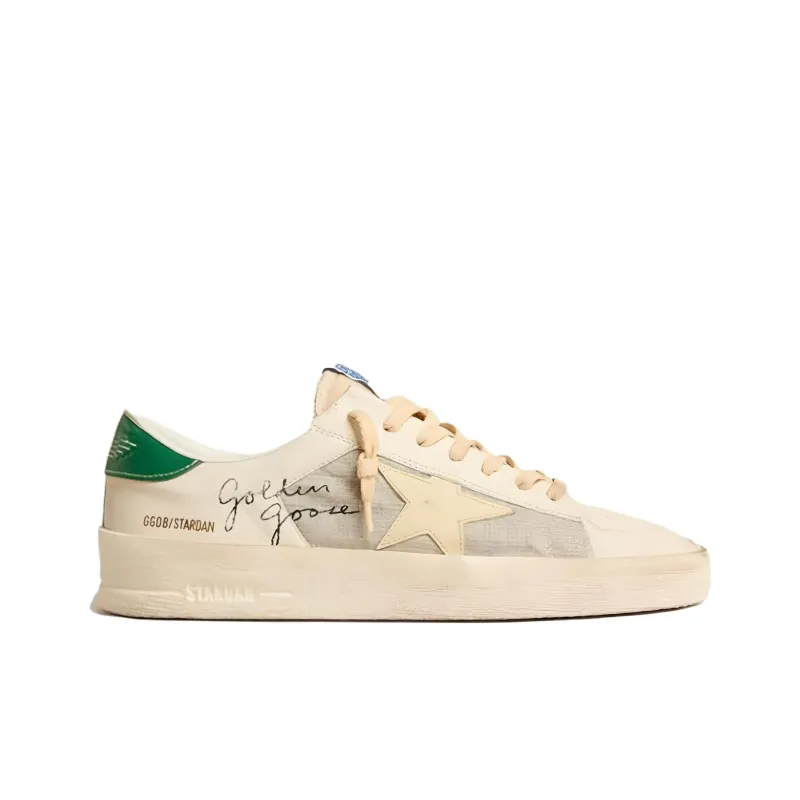 Golden Goose Low Top Skateboard Shoes Men's White-1