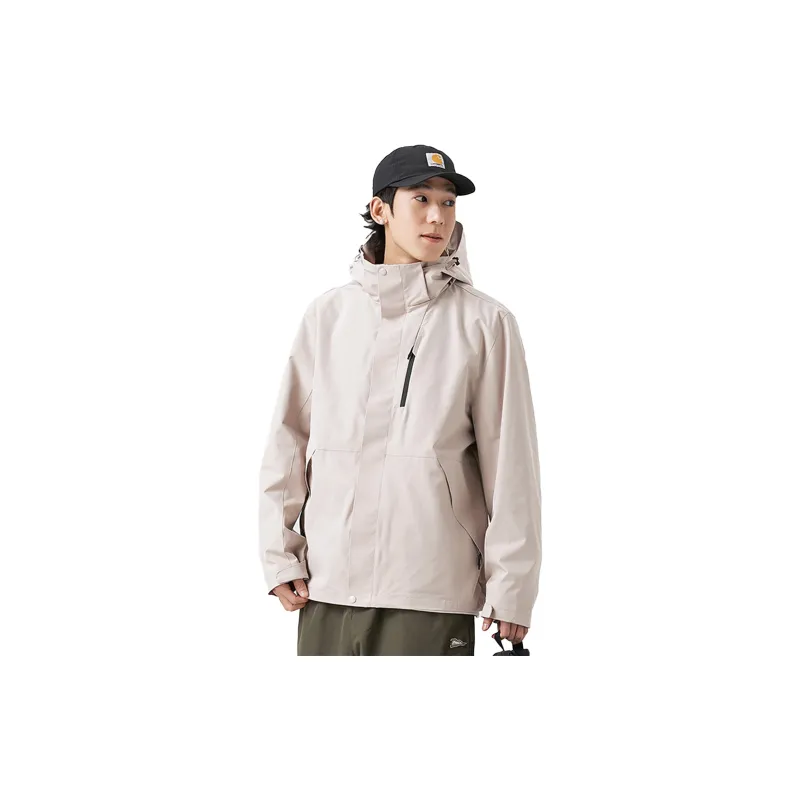 FONDLOOK Jackets Coats Unisex Phantom Black-5