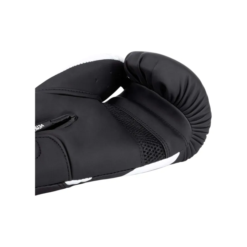VENUM Boxing Gloves Synthetic Leather Unisex Black White-3