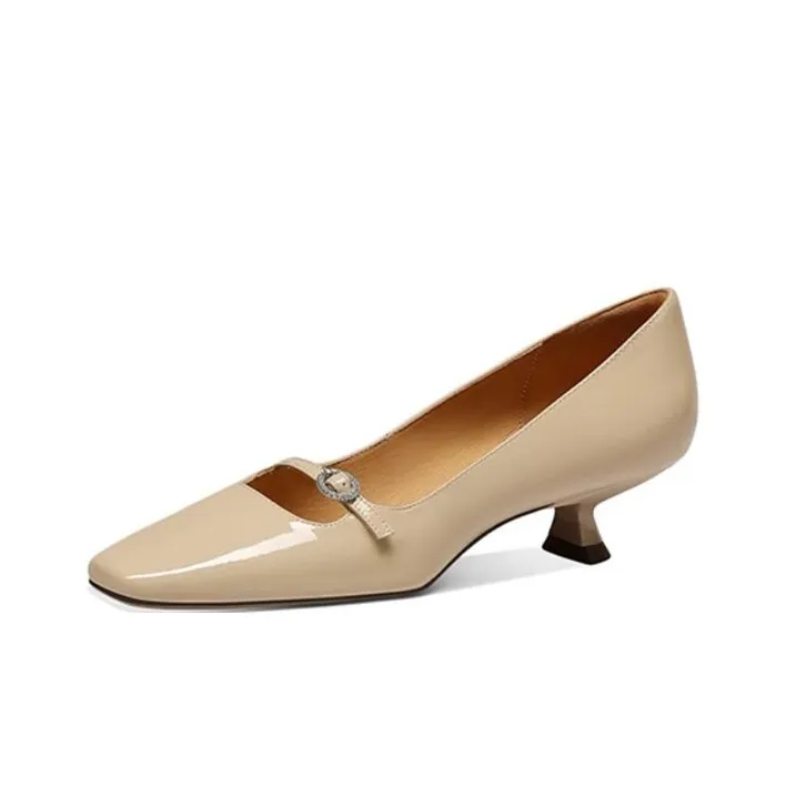 JESSICA SOPHIA Casual Single Shoes 3cm Women's Black-2