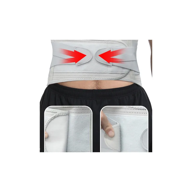 Binary Back Support Braces Fitness Breathable Protective Rehabilitation Compression Unisex-8