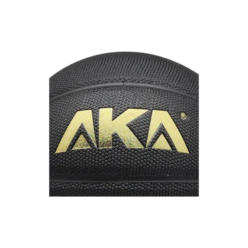 AKA PU Basketball Black Size 7 Ball Training Unisex-3