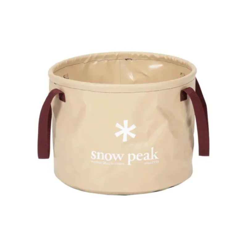 Snow Peak Outdoor Water Equipment Water Buckets 22.7L PVC, Nylon-1