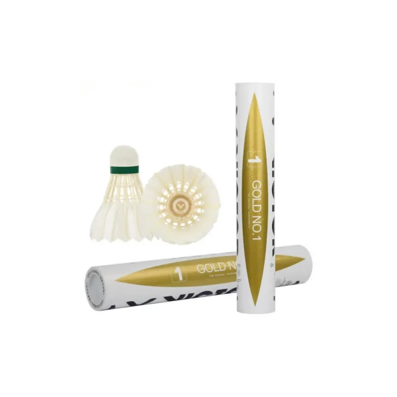 VICTOR Victor Golden Collection Duck Feather Shuttlecock 12 Pack Duck Feather Shuttlecocks-2