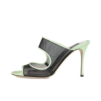 SERGIO ROSSI Mesh-panelling Pointed-toe Pumps