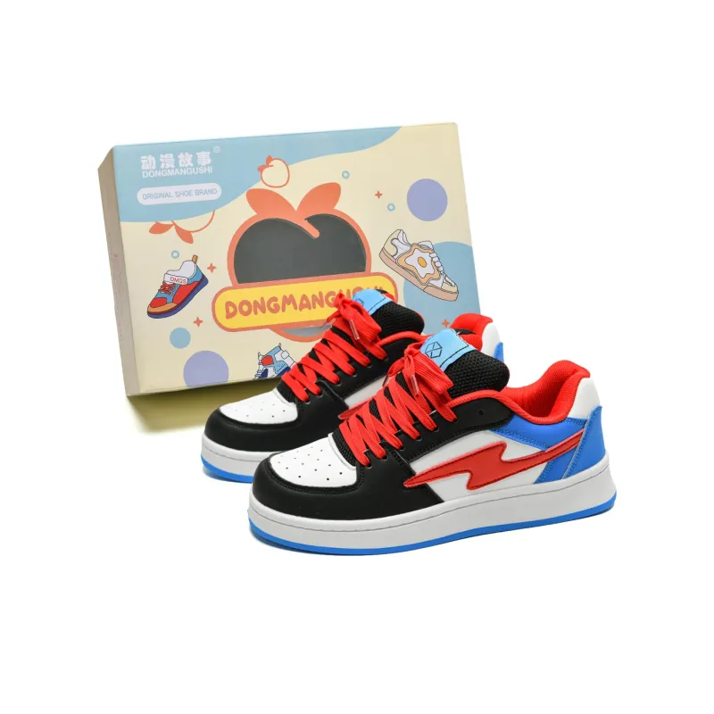 Anime Story Slip Resistant, Abrasion Resistant, Lightweight, Breathable Low Top Skateboard Shoes Unisex-0