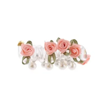 JianKai Acrylic, Artificial Flower Hair Tie Women's