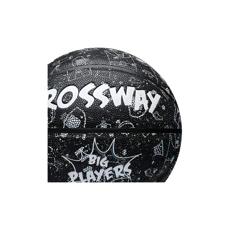 CROSSWAY PU Basketball Black White Size 6 Ball Training Unisex-3