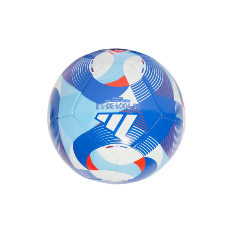 Adidas Size 5 Soccer TPU Machine Stitched Soccer Ball Unisex White, Sun Red, Royal Blue-3
