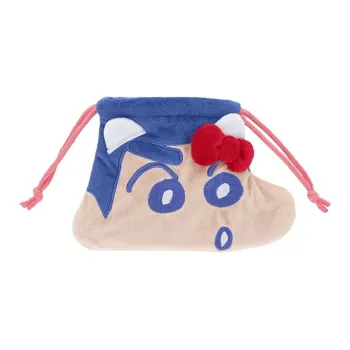 Sanrio Crayon Shin Chan Collaboration Polyester Wallet Unisex Blue