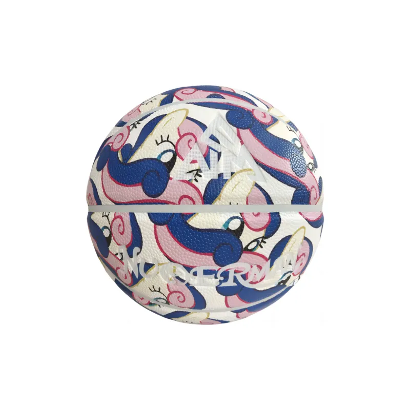 Nuoerman PU Basketball Colorful Blue Size 7 Training Match Unisex-4
