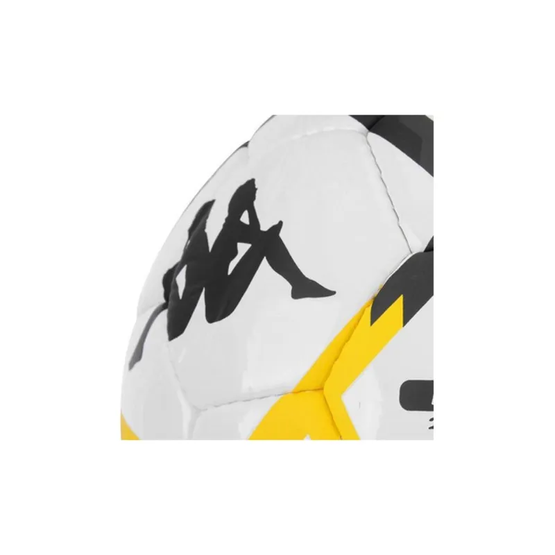 Kappa Ball Size 4 Soccer PU Hand-Stitched Soccer Ball Unisex White-3