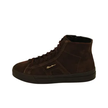 Santoni Juan High-Top Skateboard Shoes Men's Brown