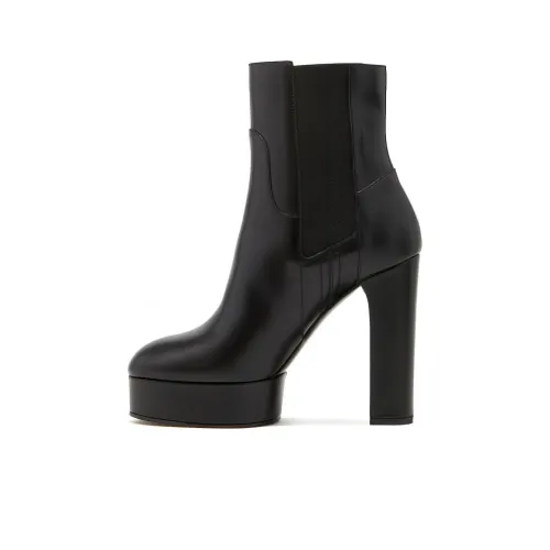 Casadei High Block-heel Leather Boots