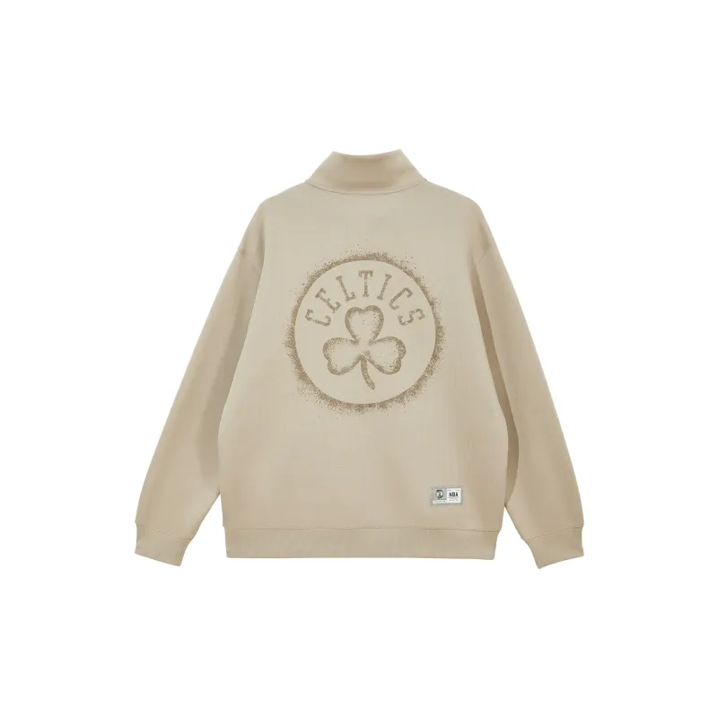 JACK JONES· x NBA Sweatshirt Men's Khaki-1