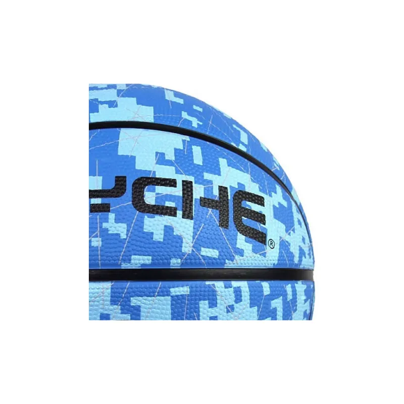 PSYCHE Rubber Basketball Blue Size 3 Ball Training Kids'-3