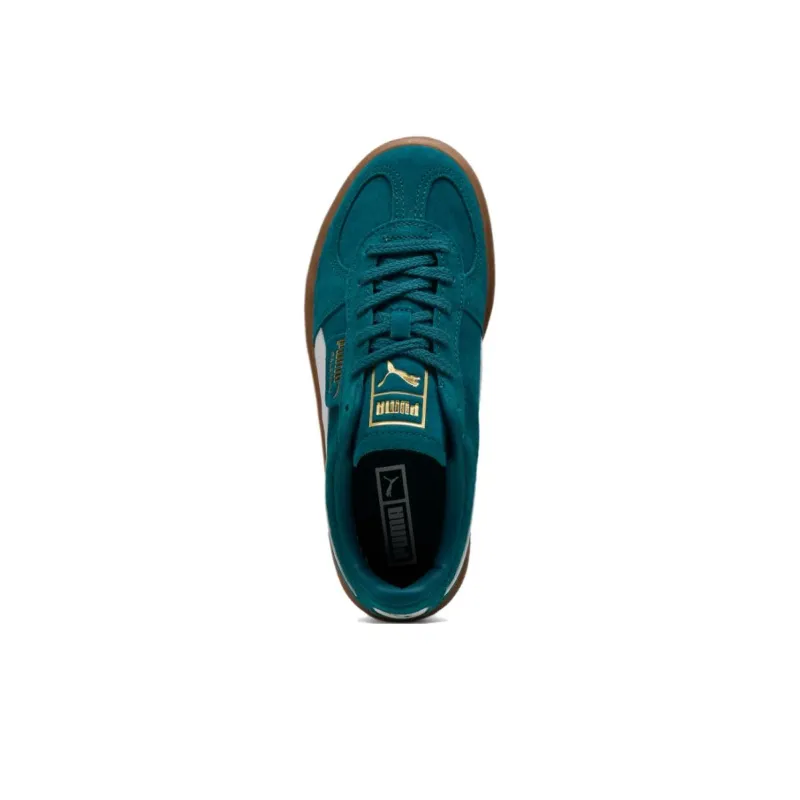 PUMA Palermo Anti Slip Wear Resistant Low Top Skateboard Shoes Women's Green-3