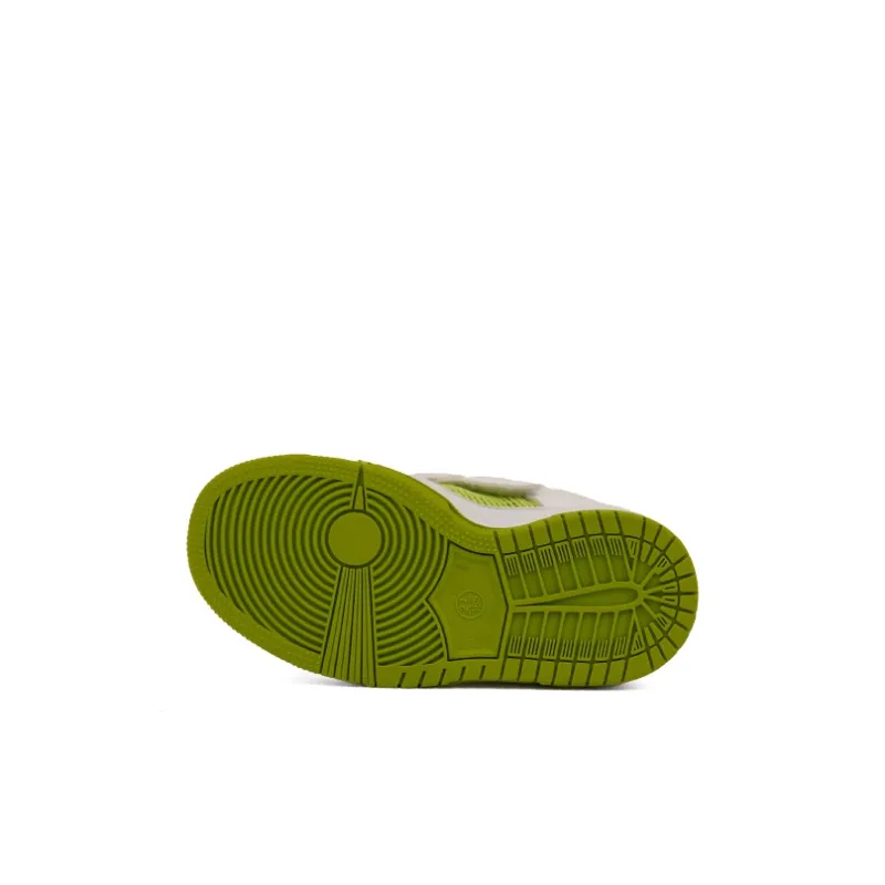 Banner The Piggy Breathable Low Top Kids' Skateboarding Shoes White Green Kids-3