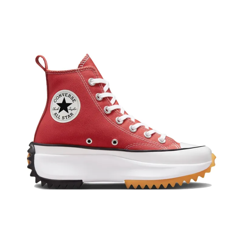 Converse Run Star Hike Anti Slip Wear Resistant High Top Canvas Shoes Men's Red-1