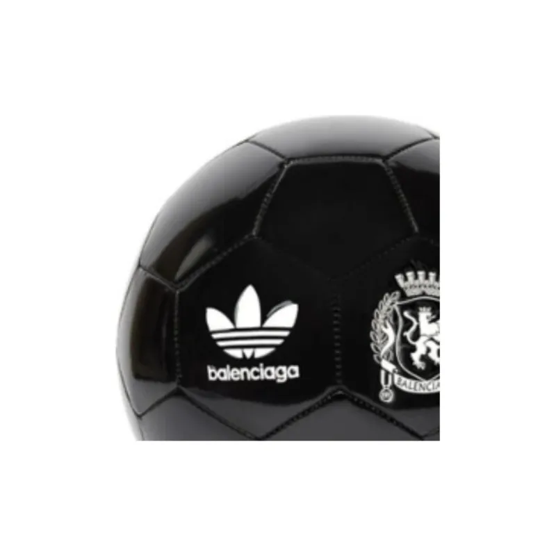 Adidas None Valencia Soccer Black Rubber Machine Stitched Soccer Ball Unisex-1