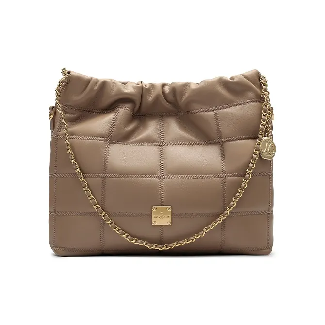 Montagut Sheepskin Shoulder Bag, Chain Bag, Underarm Hobo Bag Regular Women's Stone Gray/Acorn/Ice Coffee/Lilac-10