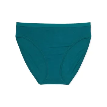 Victoria's Secret Stretch Cotton High-Leg Brief Panty / Stormy Teal Underpants Women's 1 Pack Turquoise