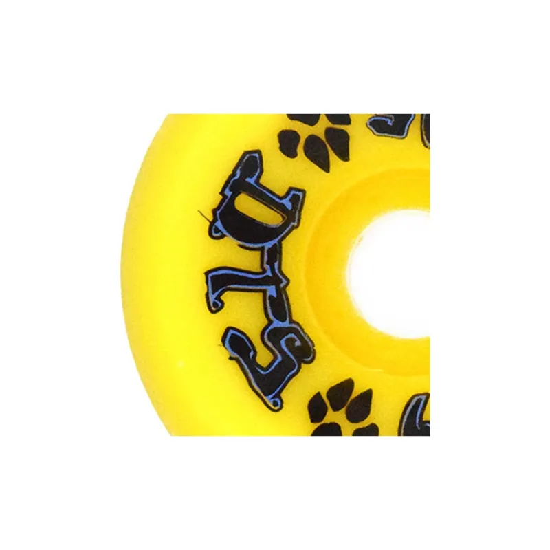 DOGTOWN Skateboard Wheels Land Surfboards 60mm X 95a-Yellow-3